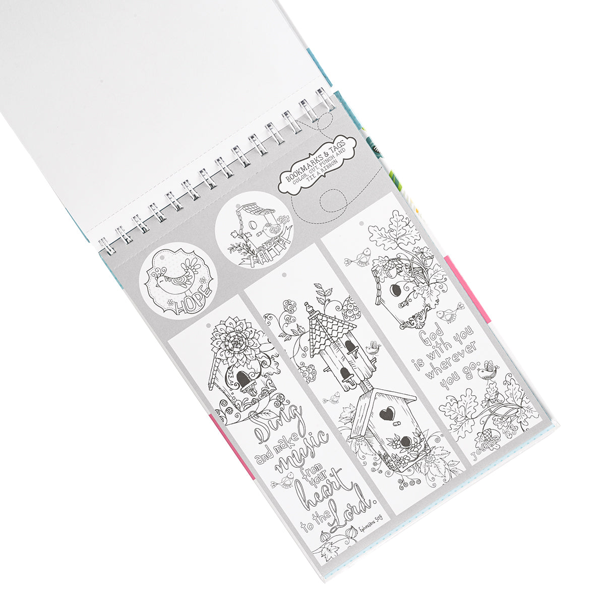 The Word in Color Wirebound Coloring Book