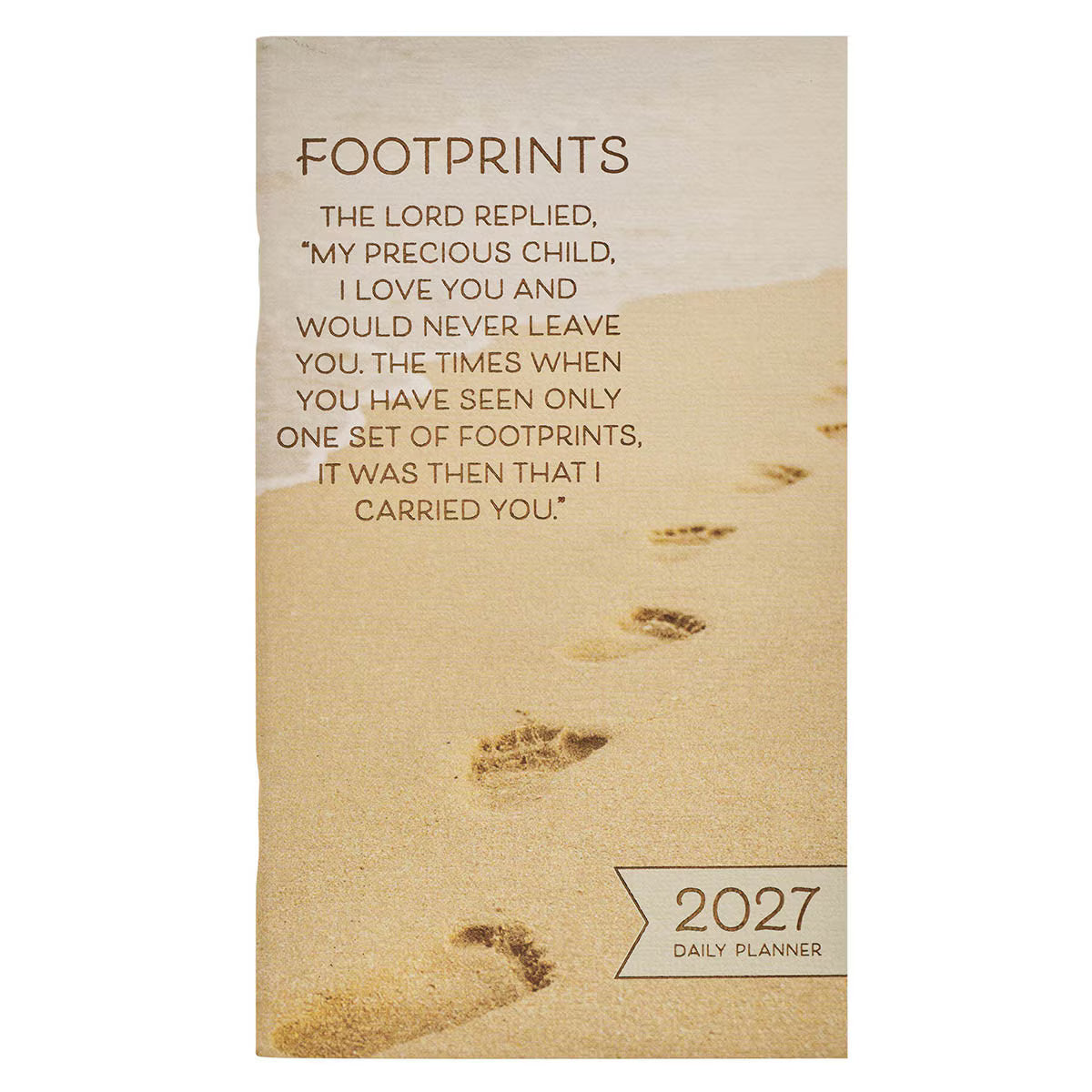 2027 Footprints Small Daily Planner