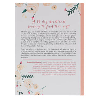 Find Rest Pink Floral Hardcover Devotional
by Shaunti Feldhahn