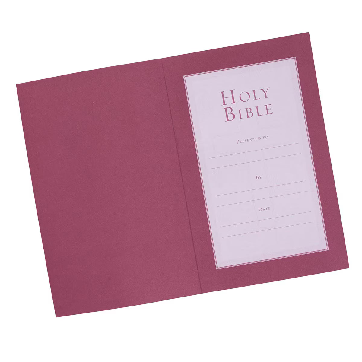 Burgundy Softcover Gift and Award King James Version Bible