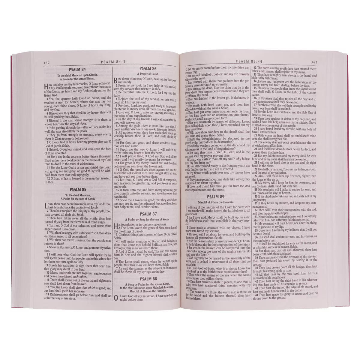 Burgundy Softcover Gift and Award King James Version Bible