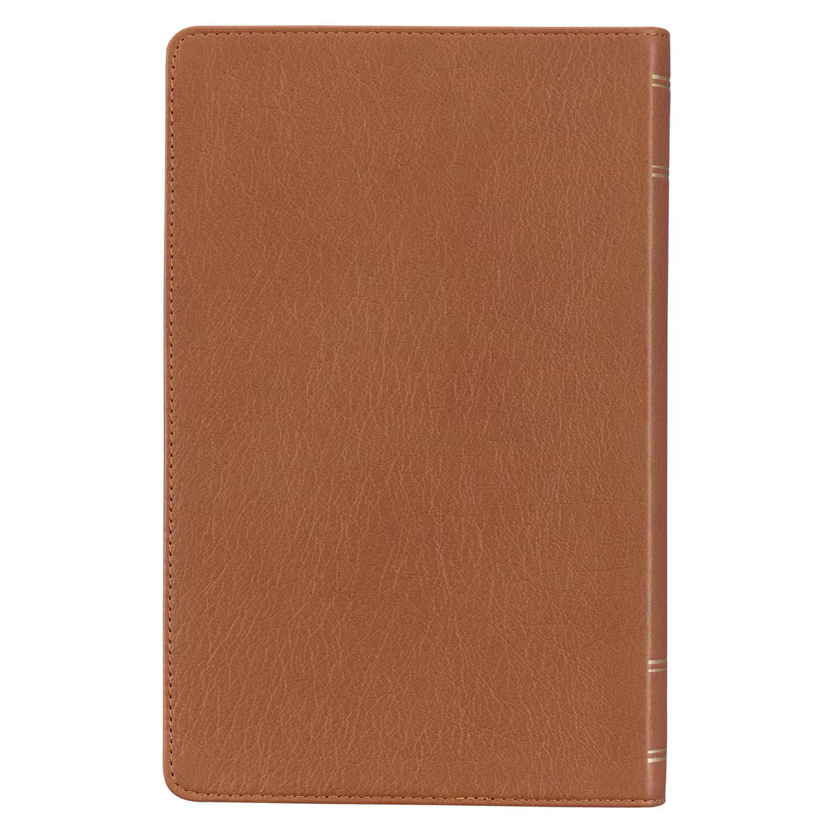 Toffee Brown Full Grain Leather Giant Print King James Version Bible with Thumb Index