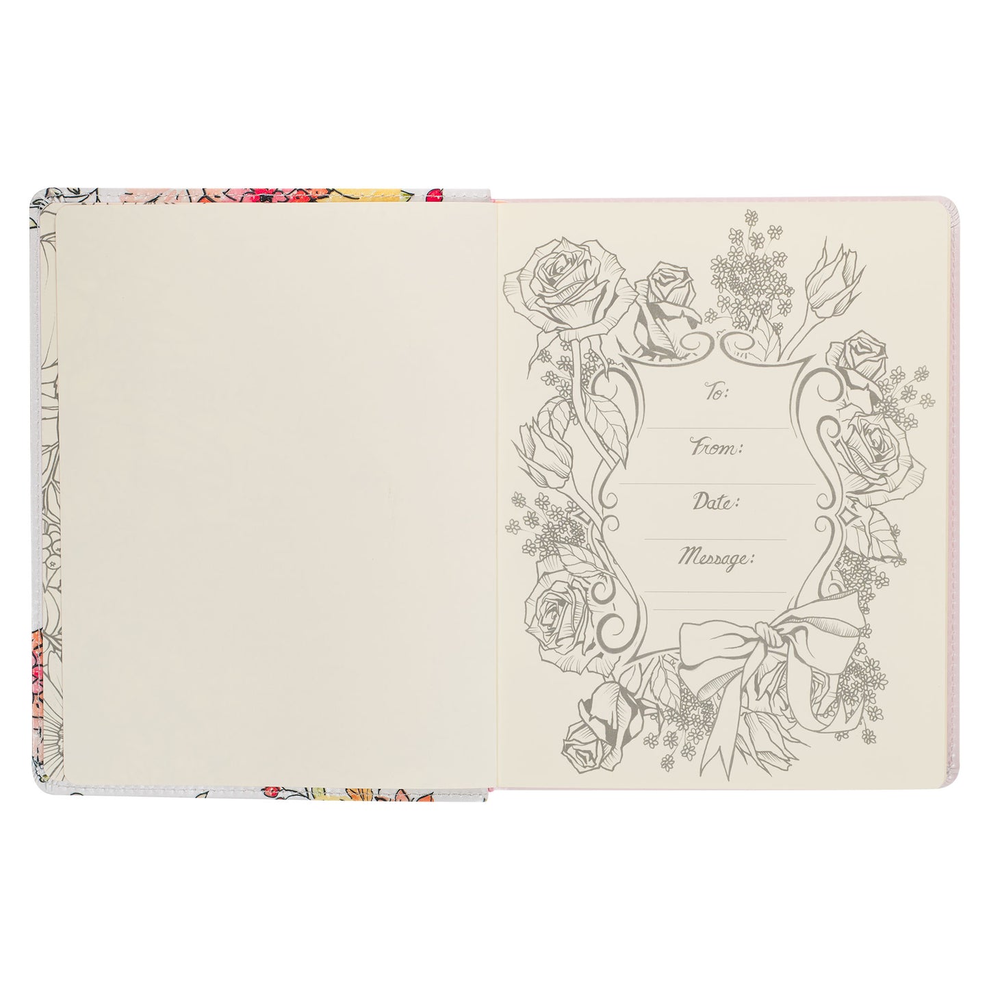 Pearlized White Faux Leather KJV My Creative Bible
Image Feature