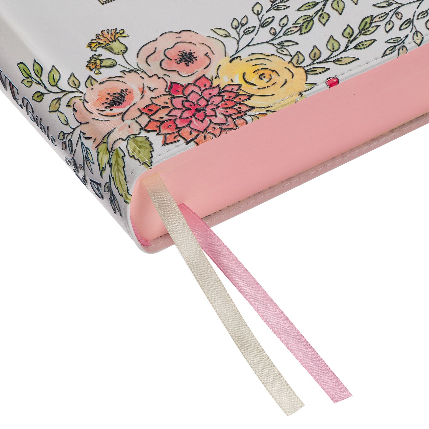 Pearlized White Faux Leather KJV My Creative Bible
Image Feature