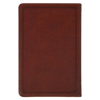 Comforted by God Honey-Brown Faux Leather Devotional Gift Book
by Boyd Bailey