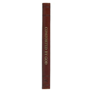Comforted by God Honey-Brown Faux Leather Devotional Gift Book
by Boyd Bailey