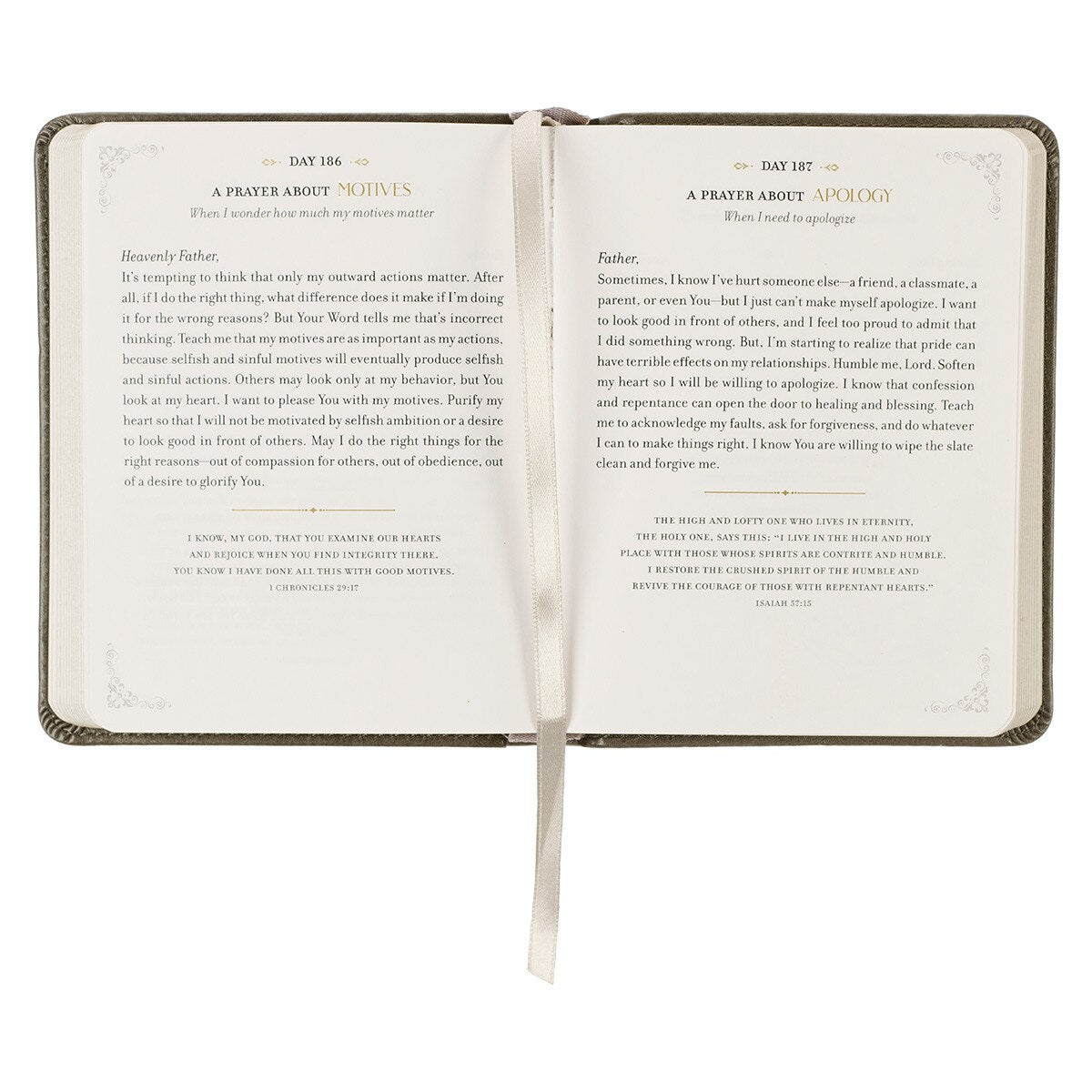 Daily Prayers for Graduates Gray Faux Leather Devotional by Amy E Mason , Katherine J Butler, Ronald A Beers