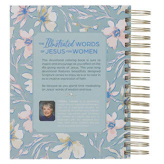 The Illustrated Words of Jesus for Women Wirebound Coloring Devotional
by Carolyn Larsen