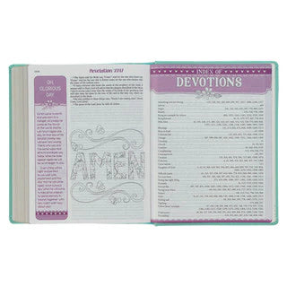 Teal Butterfly Hardcover My Creative Bible for Girls - an ESV Journaling Bible