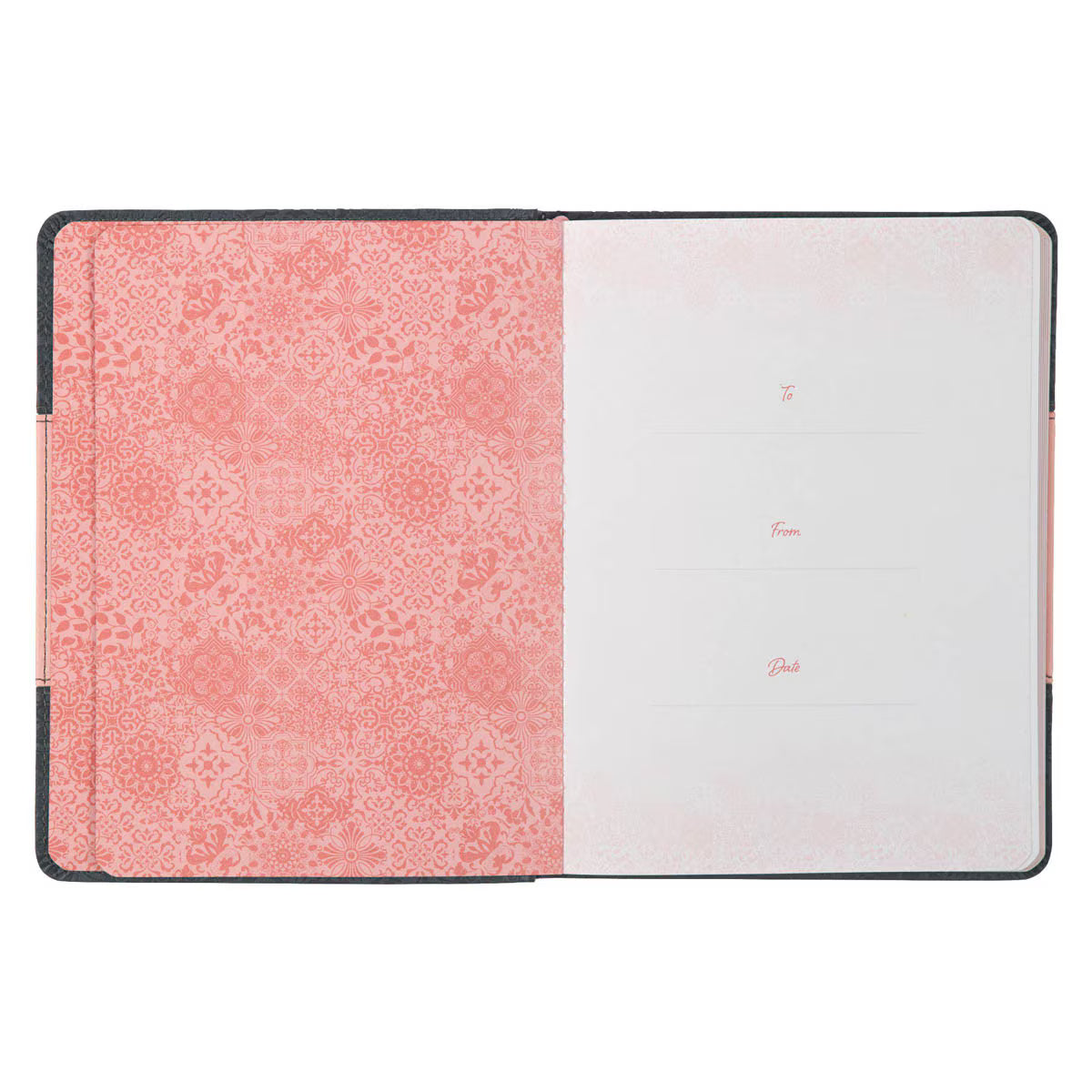 Life Lessons for Moms Gray and Pink Faux Leather Gift Book by Carol Kent