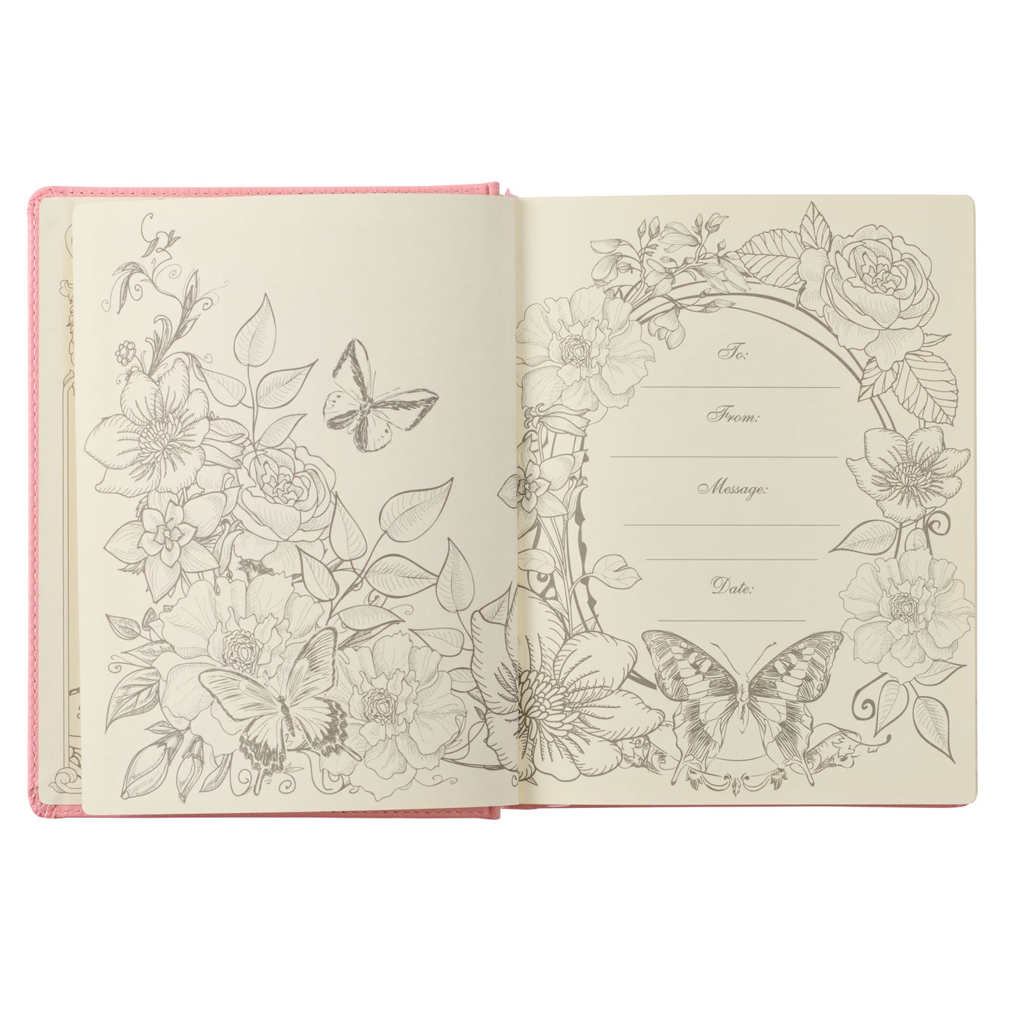 Pink Hardcover Faux Leather KJV My Promise Bible