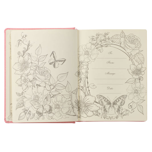 Pink Hardcover Faux Leather KJV My Promise Bible