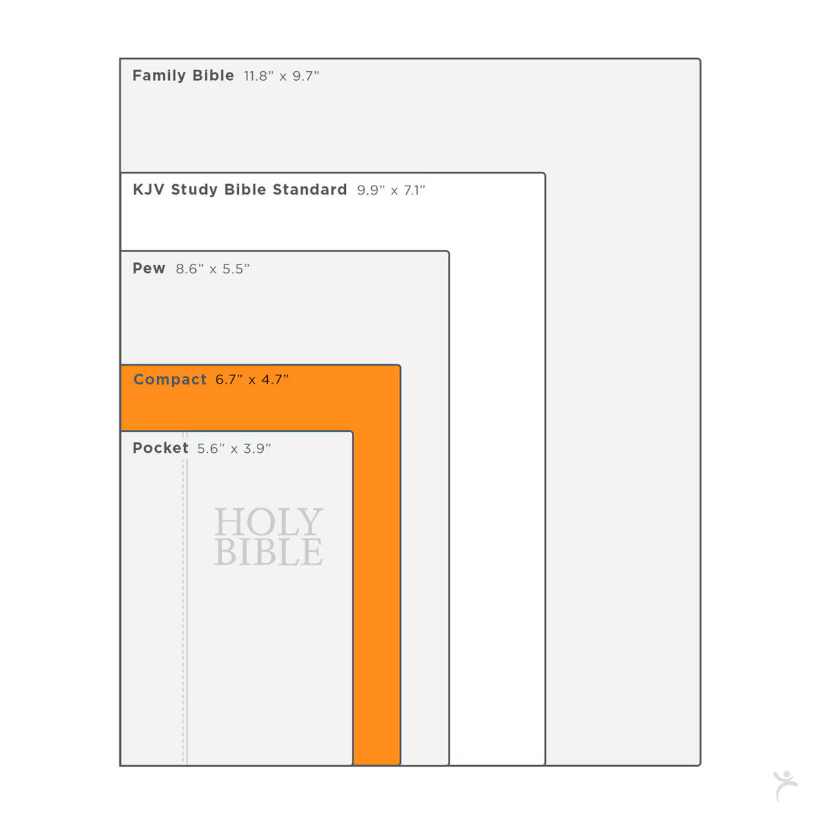 Saddle Tan and Butterscotch Large Print Compact KJV Bible