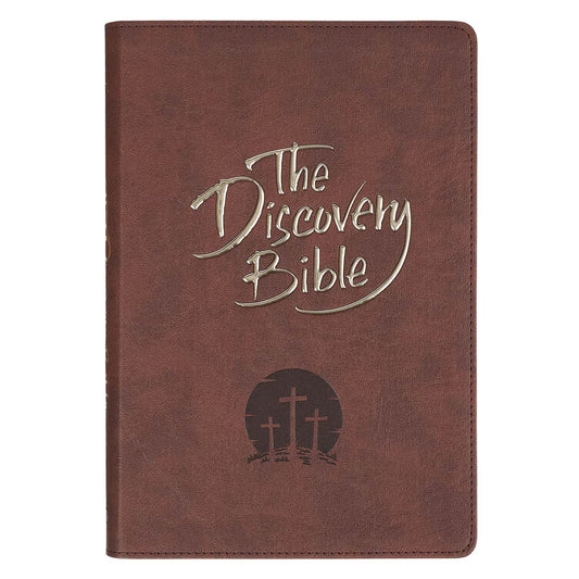 Brown Faux Leather Discovery Bible