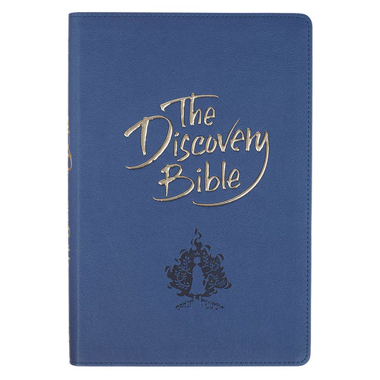 Blue Faux Leather Discovery Bible