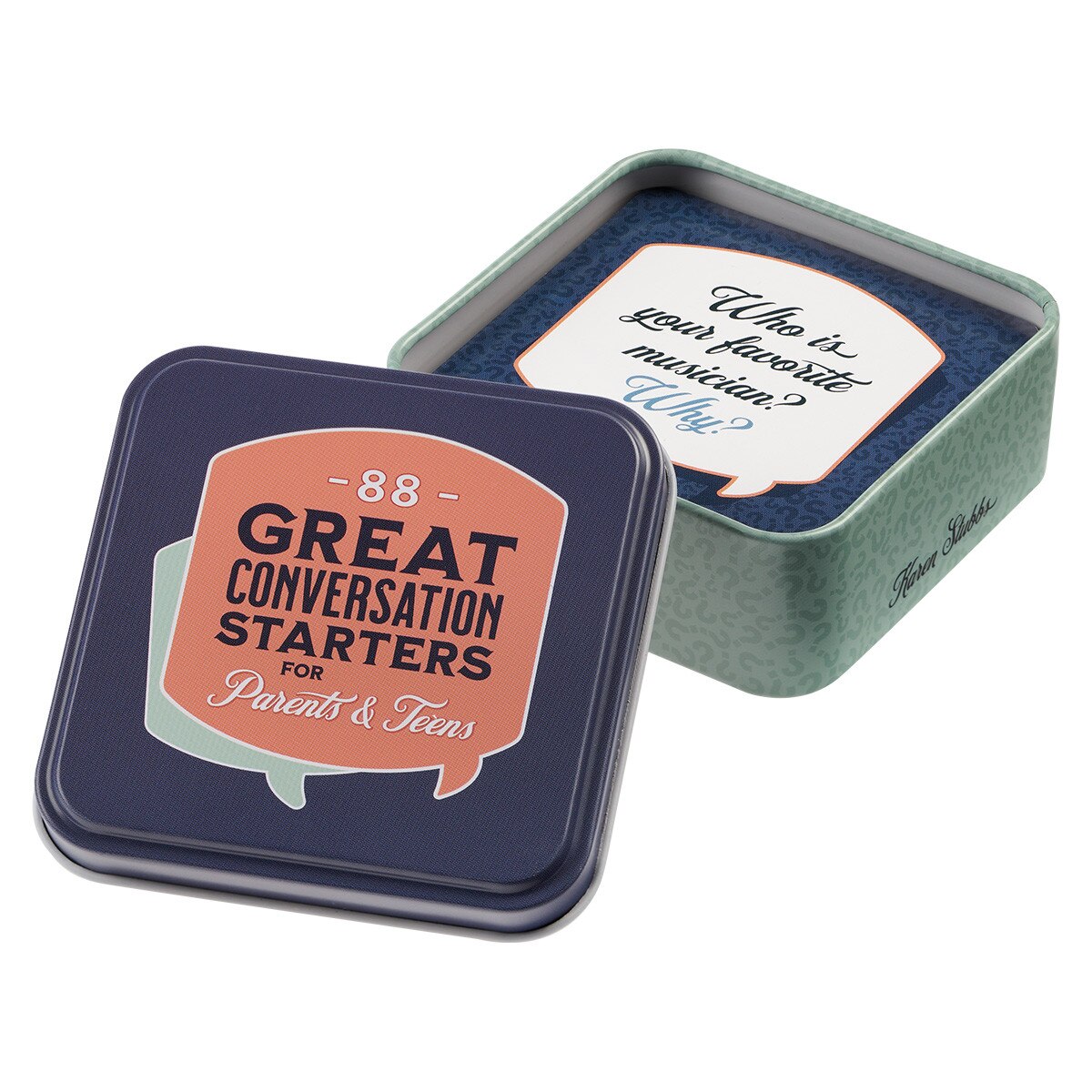 88 Great Conversation Starters for Parents & Teens by Karen Stubbs