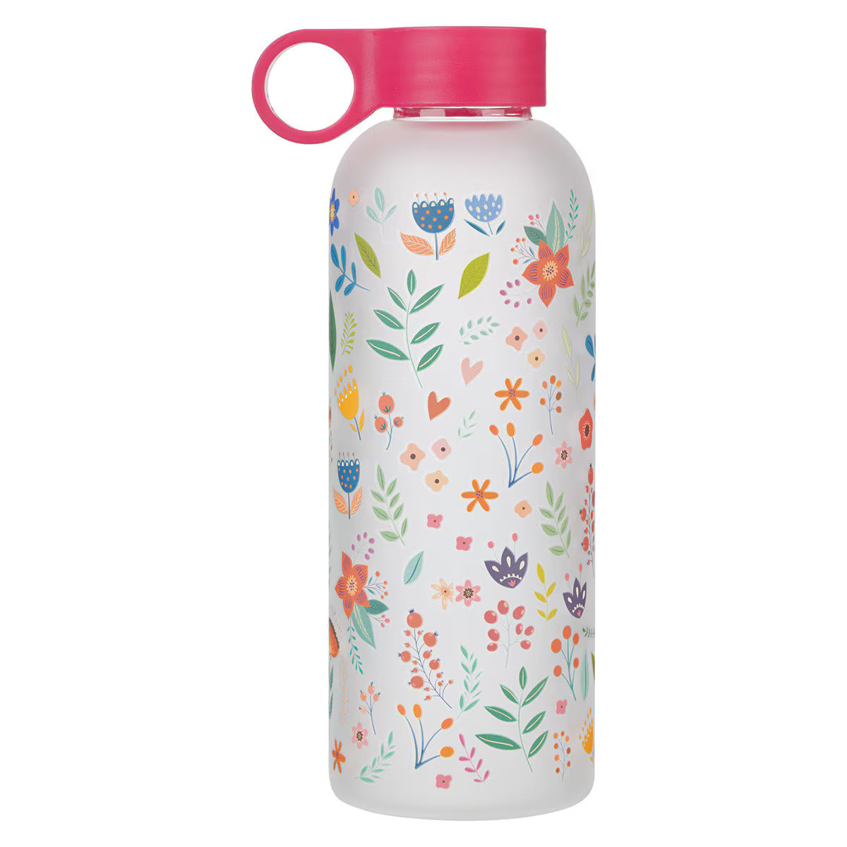 I Can Do All Things Pink Floral Water Bottle - Philippians 4:13 EGC002