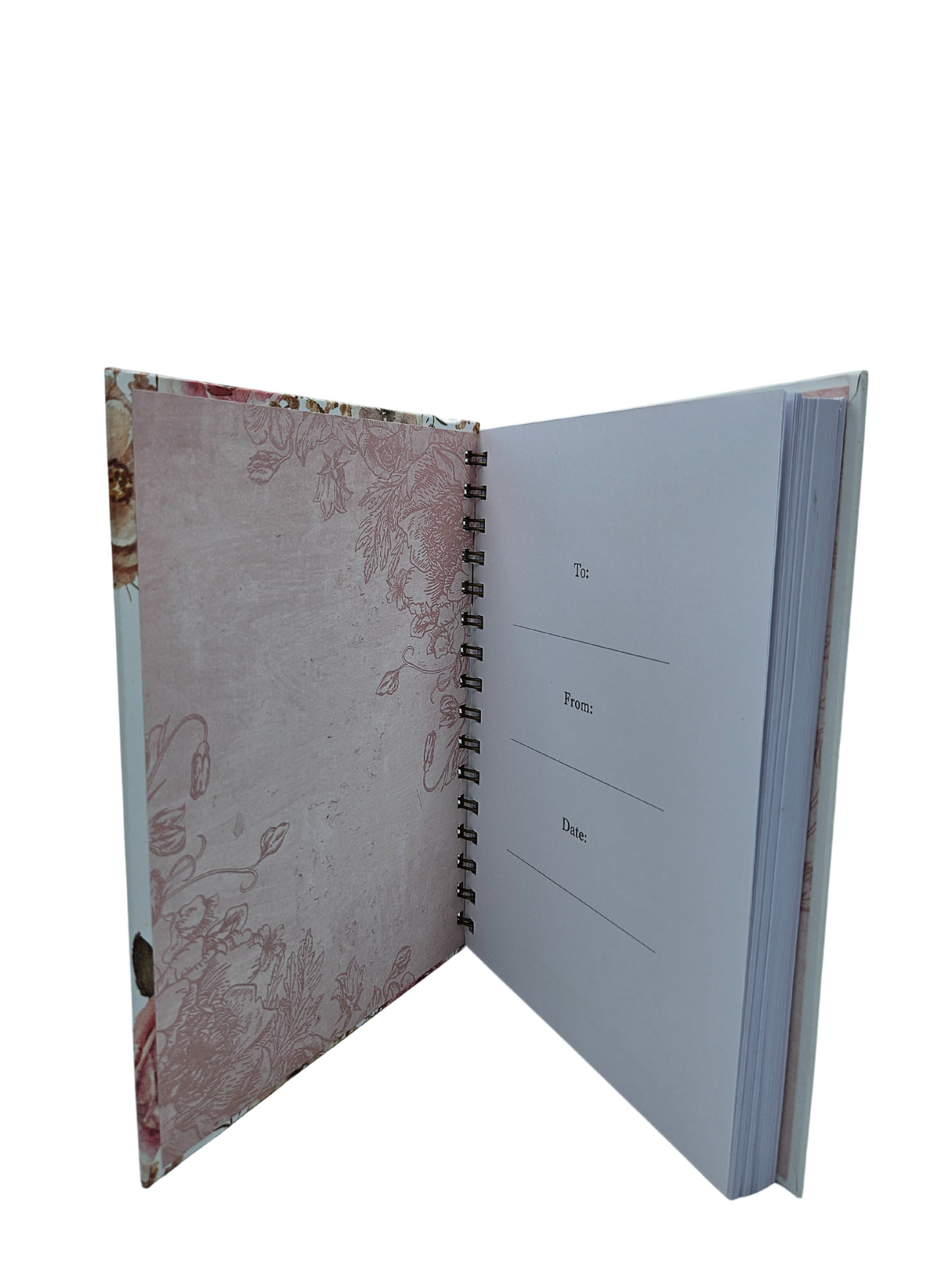 With God All Things are Possible Large Spiral Journal with Elastic Closure - Matthew 19:26