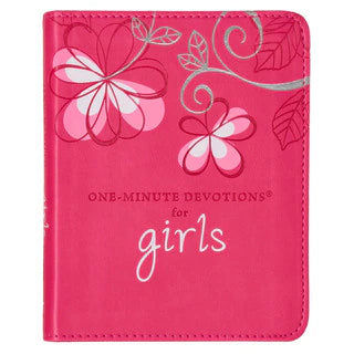 The One-Minute Devotions for Girls Pink Faux Leather Devotional
by Carolyn Larsen