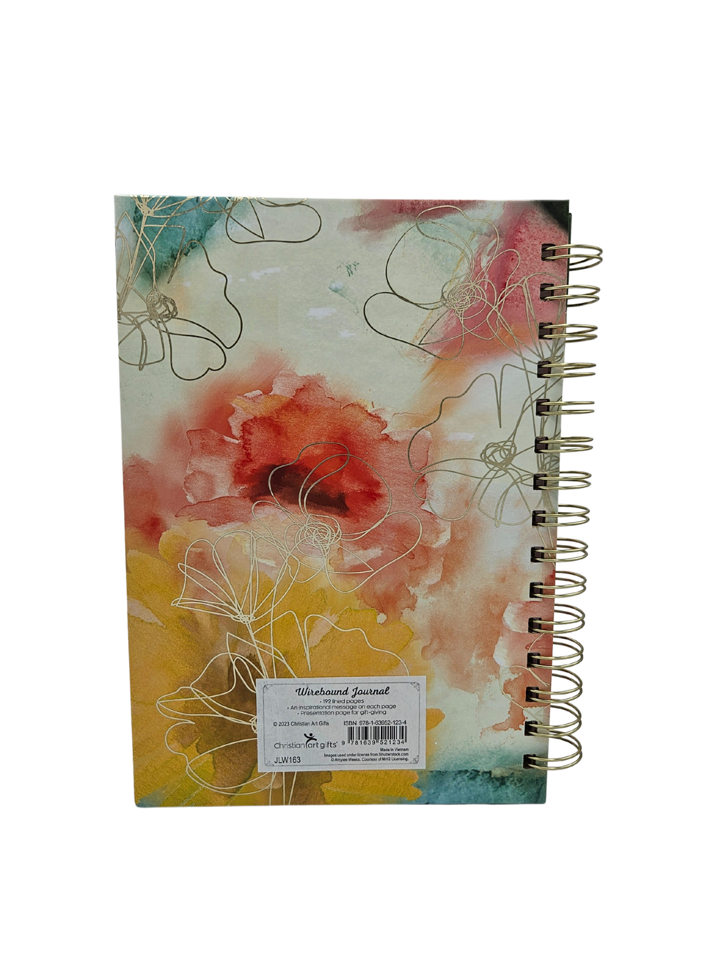 Faithfulness Pastel Meadow Spiral Journal