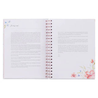 Prompted Hardcover Wirebound Prayer Journal White for Women