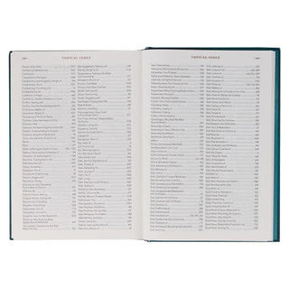 Teal Hardcover Spiritual Growth Bible