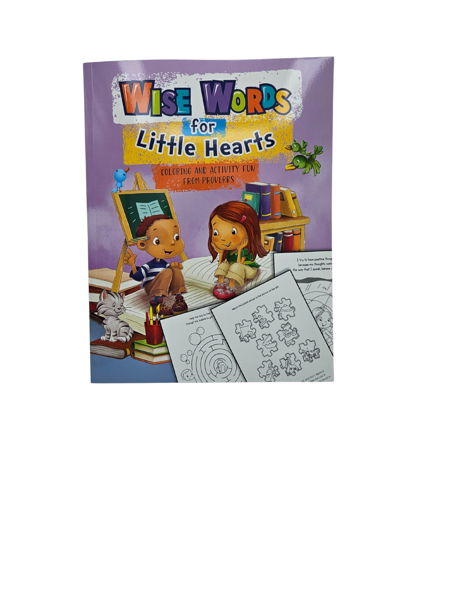 Wise Words for Little Hearts Coloring and Activity Book
by Agnes de Bezenac