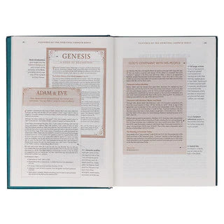 Teal Hardcover Spiritual Growth Bible