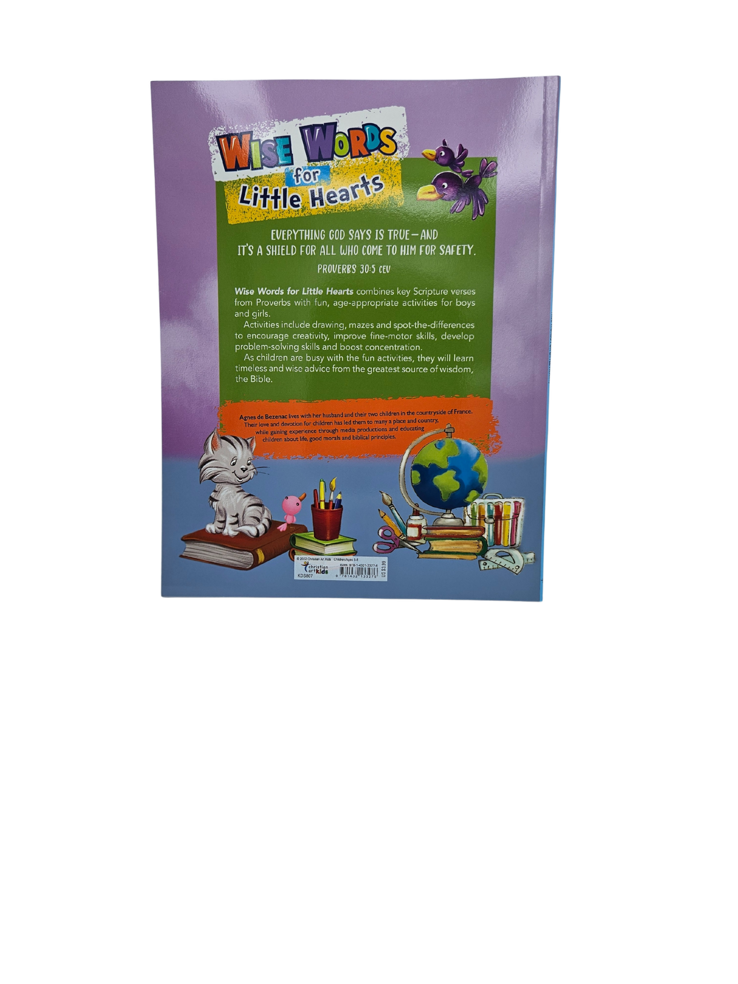 Wise Words for Little Hearts Coloring and Activity Book
by Agnes de Bezenac