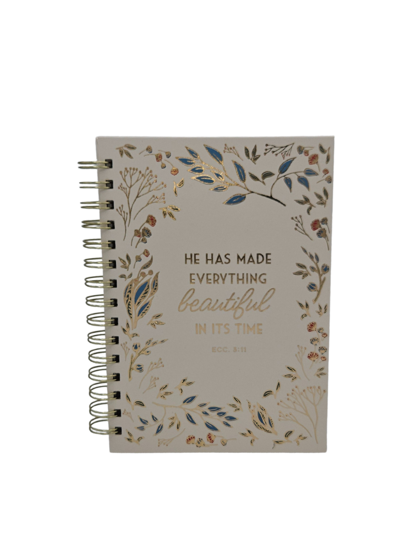 Everything Beautiful in Its Time Spiral Journal - Ecclesiastes 3:11