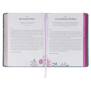 Consider It All Joy Blue Faux Leather Devotional
by Emily Saxe