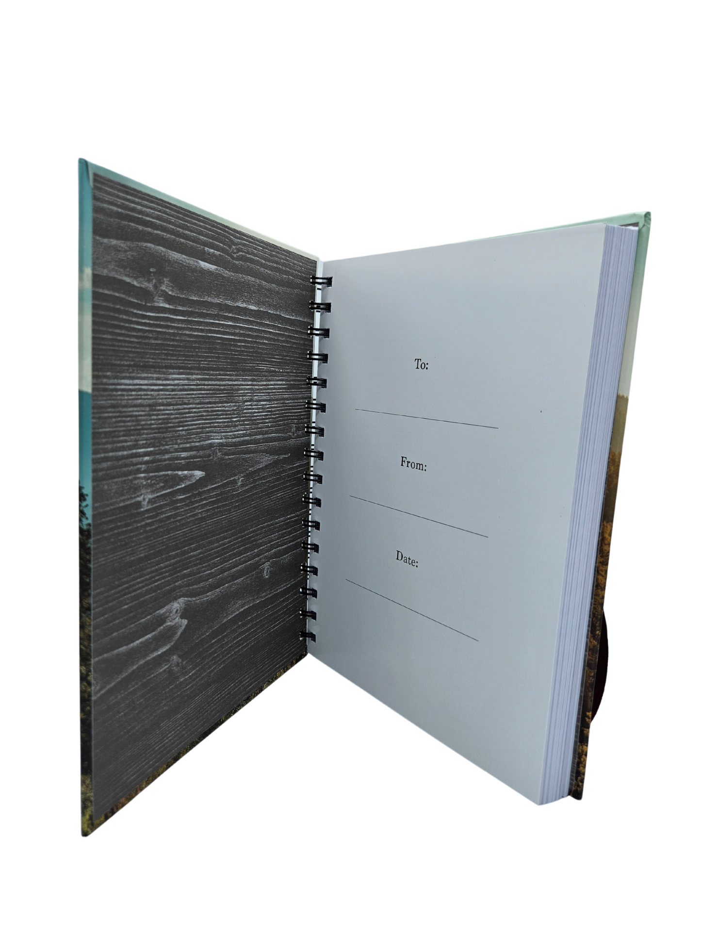 Be Strong and Courageous Large Spiral Journal with Elastic Closure - Joshua 1:9