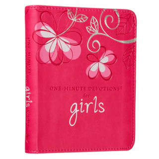 The One-Minute Devotions for Girls Pink Faux Leather Devotional
by Carolyn Larsen